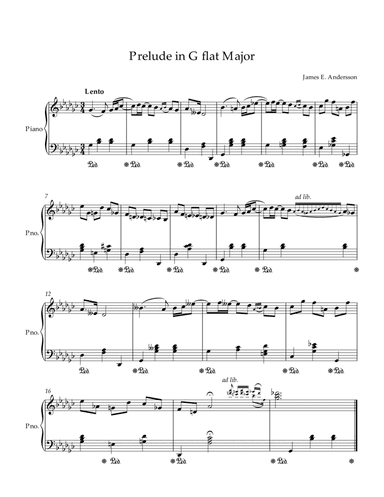 Prelude in G flat Major