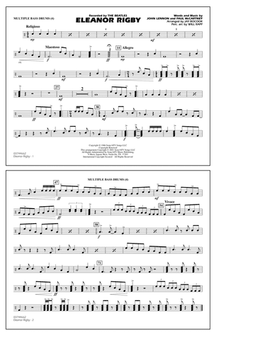 Eleanor Rigby (arr. Jay Bocook) - Multiple Bass Drums