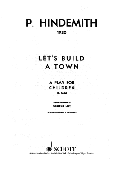 Let's build a Town