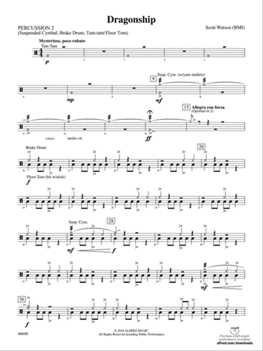 Dragonship: 2nd Percussion