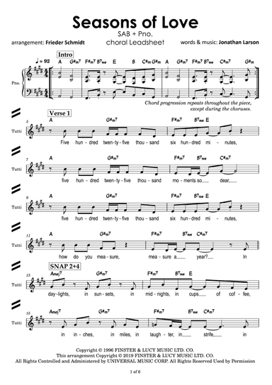 Seasons Of Love
