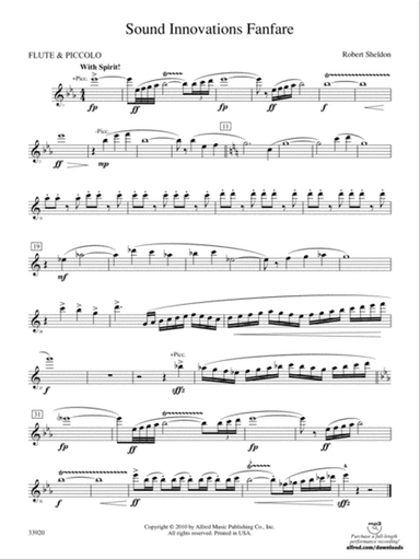 Sound Innovations Fanfare: Flute