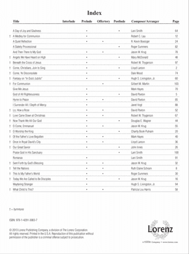 The Church Pianist's Library, Vol. 13