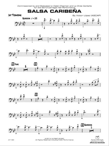 Salsa Caribeña: 1st Trombone