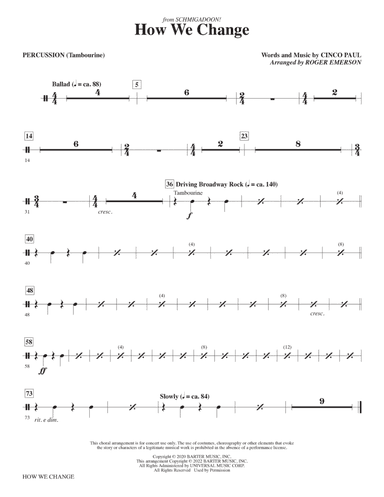 How We Change (Schmigadoon Finale) (from Schmigadoon!) (arr. Roger Emerson) - Percussion