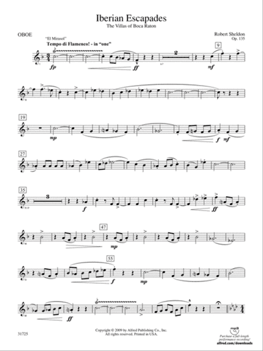 Iberian Escapades: Oboe