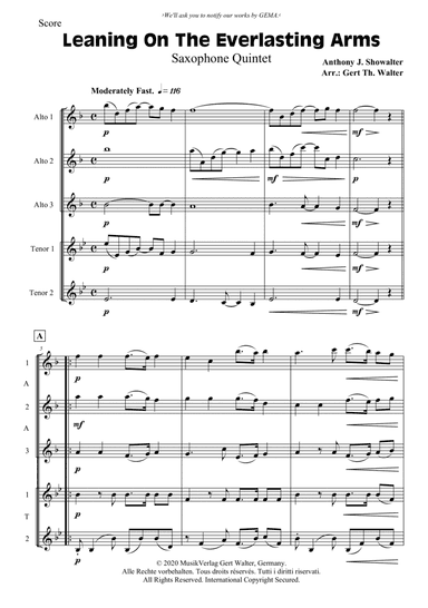 Leaning On The Everlasting Arms