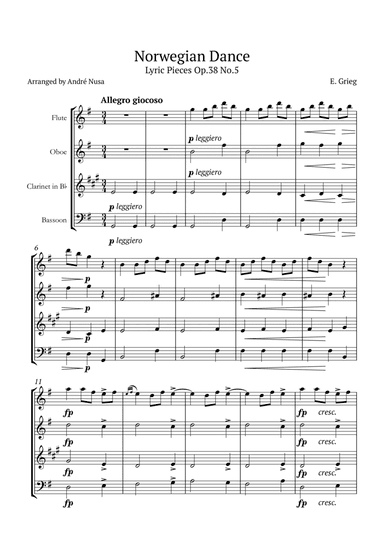 Lyric Pieces Op.38 No.5