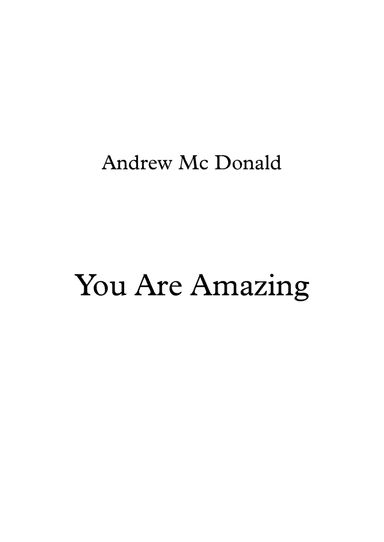 You Are Amazing