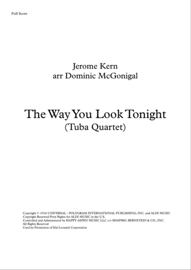 The Way You Look Tonight