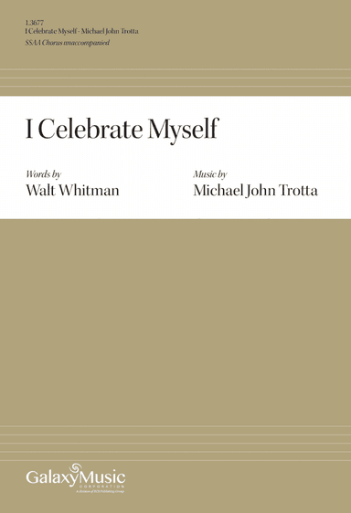 I Celebrate Myself