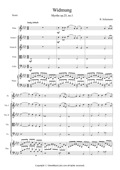 Widmung, Op.25 no.1