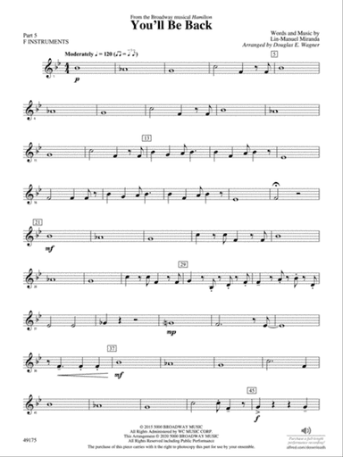 You'll Be Back: Part 5 - F Instruments