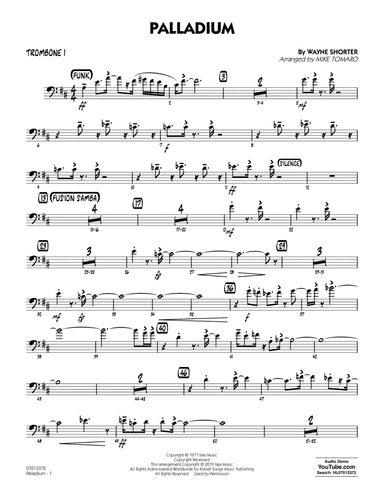 Palladium (arr. Mike Tomaro) - Trombone 1