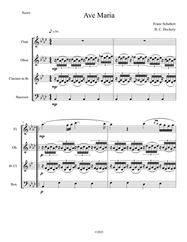 Ave Maria (Woodwind Quartet)