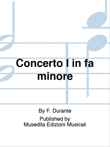 Concerto I in f minor