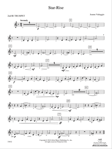 Star-Rise: 2nd B-flat Trumpet