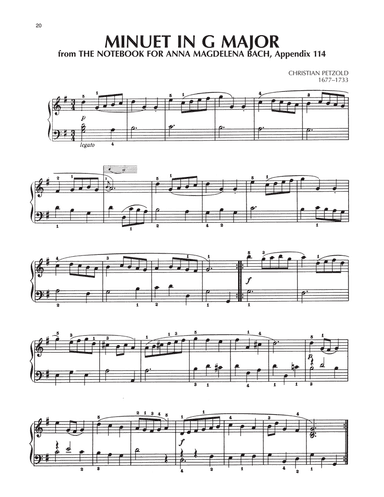 Minuet In G Major, BWV Anh. 114