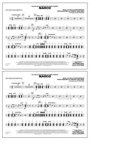 Narco (arr. Jay Bocook) - Multiple Bass Drums