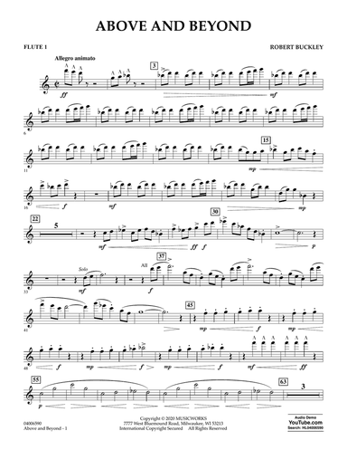 Above and Beyond - Flute 1