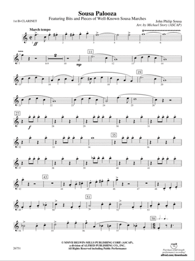 Sousa Palooza: 1st B-flat Clarinet