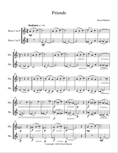 Friends for Two Horns