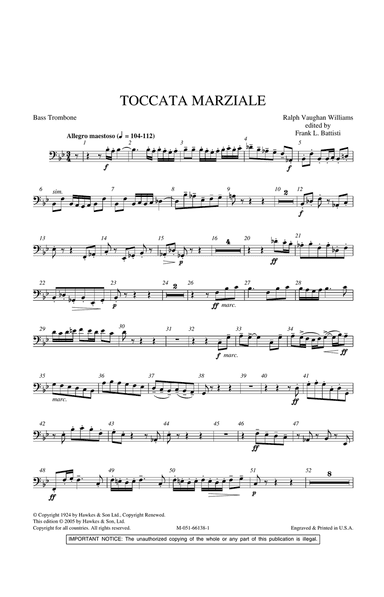 Toccata Marziale - Bass Trombone