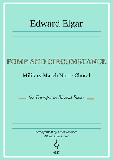 Pomp and Circumstance No.1 - Bb Trumpet and Piano (Individual Parts)