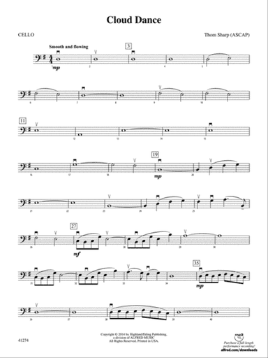 Cloud Dance: Cello