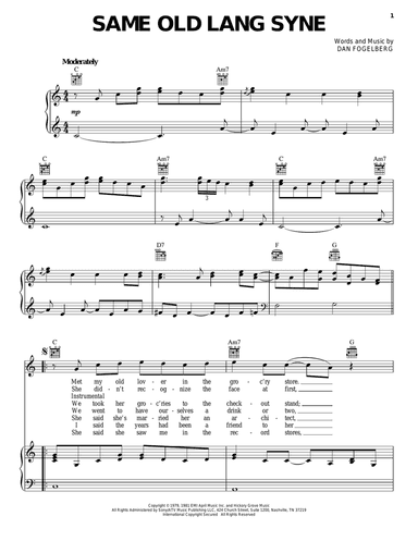 Same Old Lang Syne