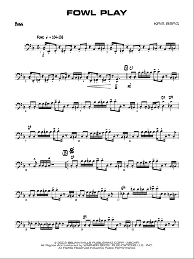 Fowl Play: String Bass