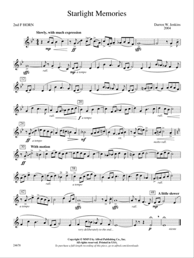 Starlight Memories: 2nd F Horn