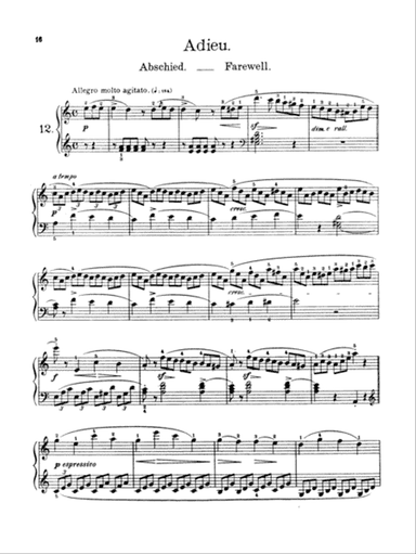 Burgmüller: Twenty-five Easy Etudes, Op. 100