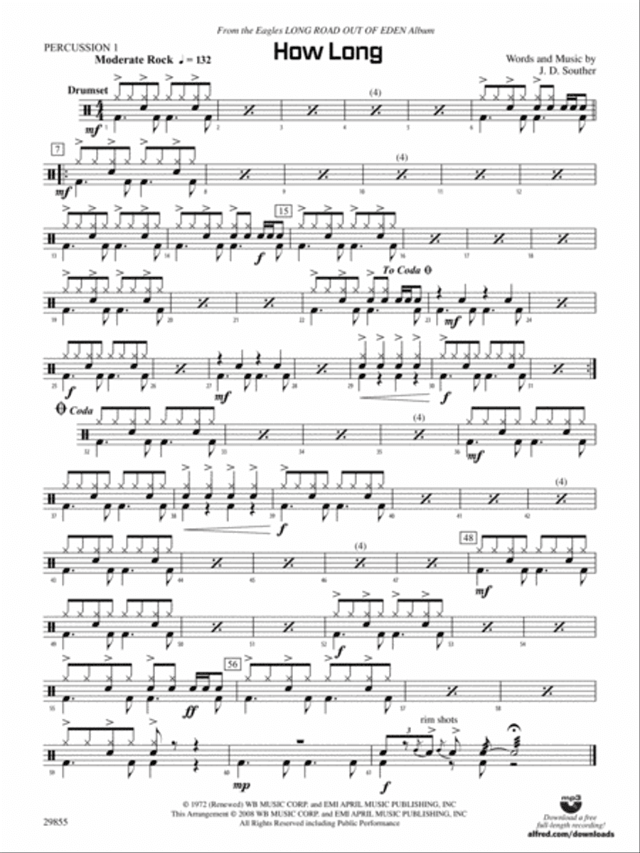 How Long: 1st Percussion