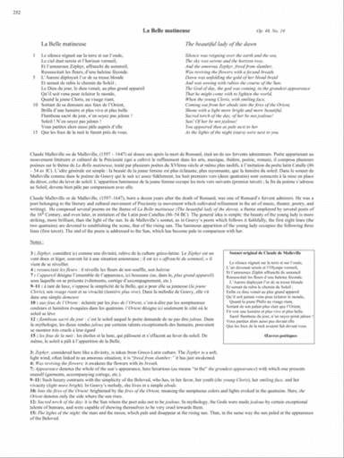 Op. 48, No. 10: La Belle matineuse from Songs of Gouvy, V1 (Downloadable)