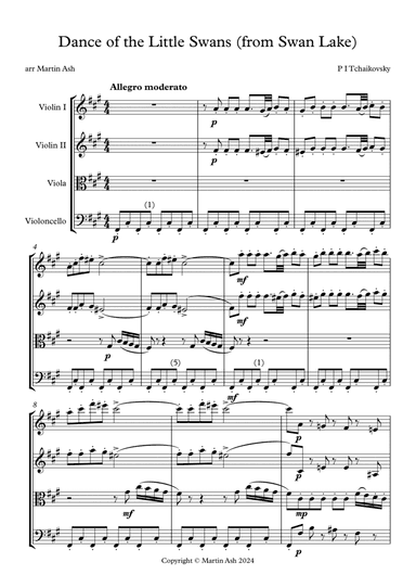 Dance of the Little Swans (from Swan Lake)