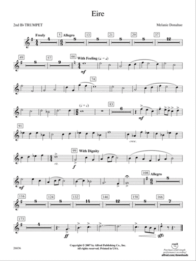 Eire: 2nd B-flat Trumpet