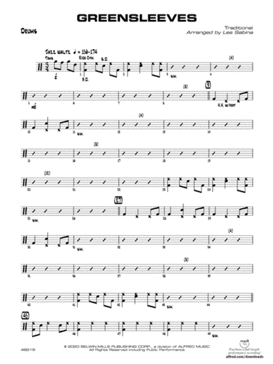 Greensleeves: Drums