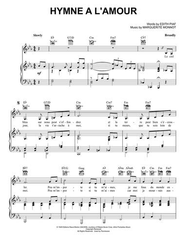 If You Love Me (I Won't Care) (Hymne A L'amour)