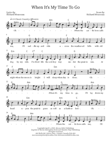 When It's My Time To Go