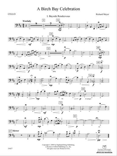 A Birch Bay Celebration: Cello