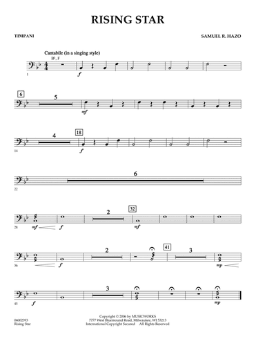 Rising Star - Timpani