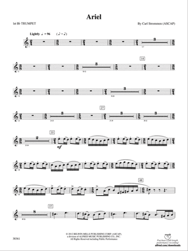 Ariel: 1st B-flat Trumpet