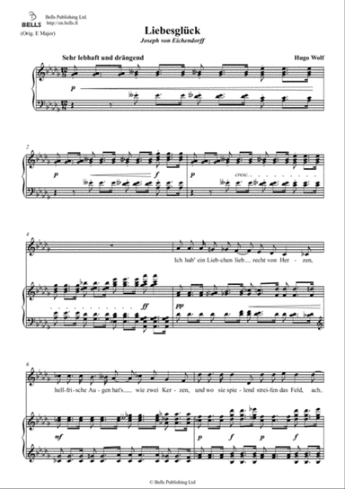Liebesgluck (D-flat Major)
