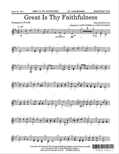 Great Is Thy Faithfulness