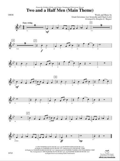 Two and a Half Men (Main Theme): Oboe