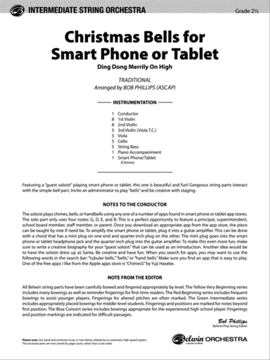 Christmas Bells for Smart Phone or Tablet: Score