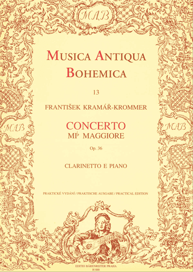 Konzert fĂĽr Klarinette und Orchester Es-Dur, op. 36