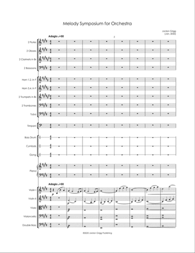 Melody Symposium for Orchestra