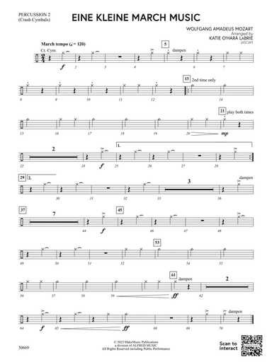 Eine Kleine March Music: 2nd Percussion